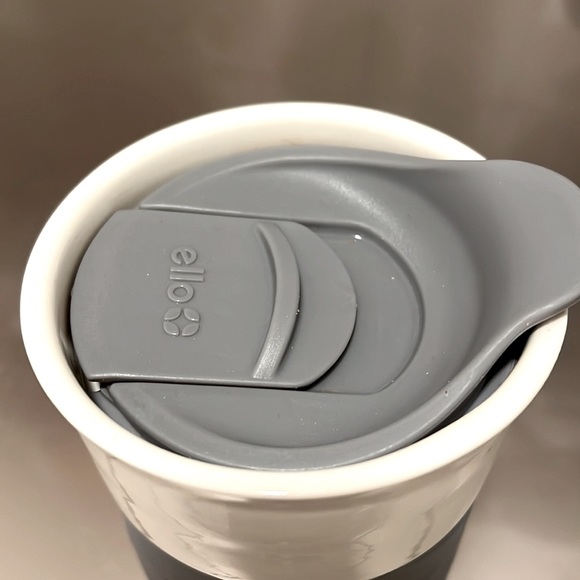 Ello Ogden Ceramic Travel Mug with Splash-Resistant Slider Lid and Protective - Picture 2 of 7